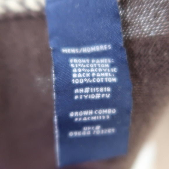 American Classics by Russell Simmons brown tan herringbone knit sweater vest L - Picture 6 of 6